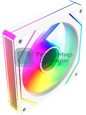 Вентилятор для корпуса Bloody CF-11 LCD ARGb 120х120x25 белый 4-pin 32дБ (упак.:1шт) (CF-11-ARGb120-WH) Ret