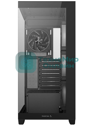 Компьютерный корпус Deepcool CG580 4F V2 без БП, боковое окно (панорама), 4x120мм ARGB PWM вентилятора, черный, ATX (R-CG580-BKADA4-G-2)