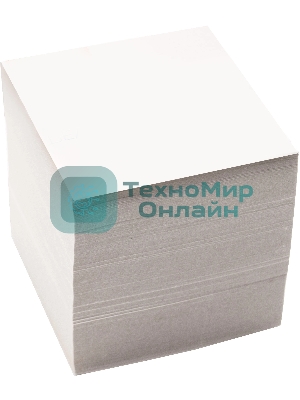 Блок для записей бумажный Silwerhof ECO Эконом 80x80x80мм, 60 г/м2, белый