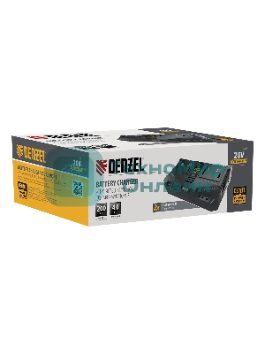Устройство зарядное для аккумуляторов двухпортовое Denzel BCH-20-4.0x2, Li-Ion, 20 В, 4.0 А