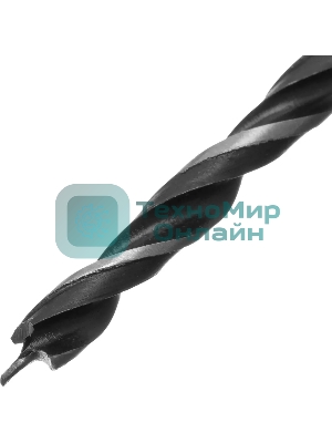 Сверло Сибртех по дереву Д=3 мм Дл=60 мм (1 пред.) для дрелей