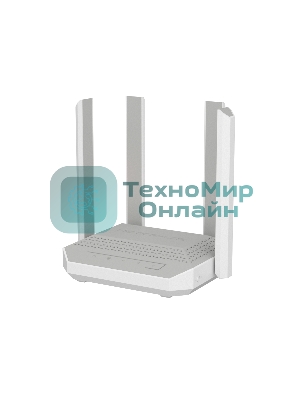 Маршрутизатор Netcraze Challenger Мультигигабитный интернет-центр с Mesh Wi-Fi 6 AX3000, 2 портами 2.5 Gigabit Ethernet и переключателем режима роутер/ретранслятор