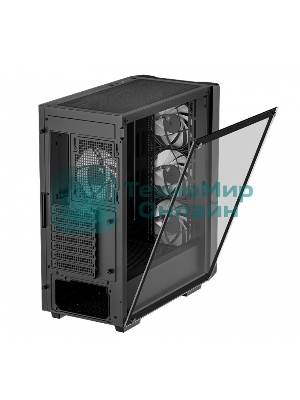 Компьютерный корпус Deepcool CC560 V2 черный без БП ATX 4x120мм 1xUSB 2.0 1xUSB 3.0 audio bott PSU