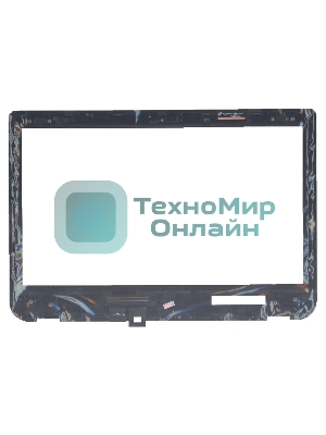 Сенсорное стекло (тачскрин) для Toshiba Satellite U40T S40T, черный с рамкой