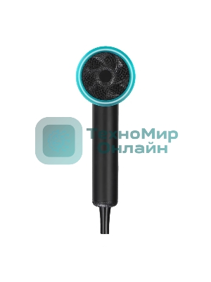 Фен VITEK VT-1324 черный/зеленый, 2200 Вт, ионизация