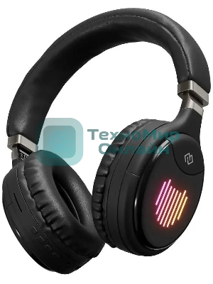 Беспроводные/проводные наушники Digma BT-16 черный, накладные, Bluetooth + проводной, складная конструкция, до 10 ч