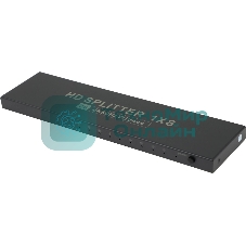 Сплиттер аудио-видео Premier 5-872-8V2 HDMI (f)/8xHDMI (f) черный