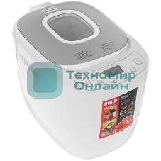 Хлебопечка Mystery MBM-1211 белый, 650 Вт, программ - 12 шт, вес выпечки - 1 кг