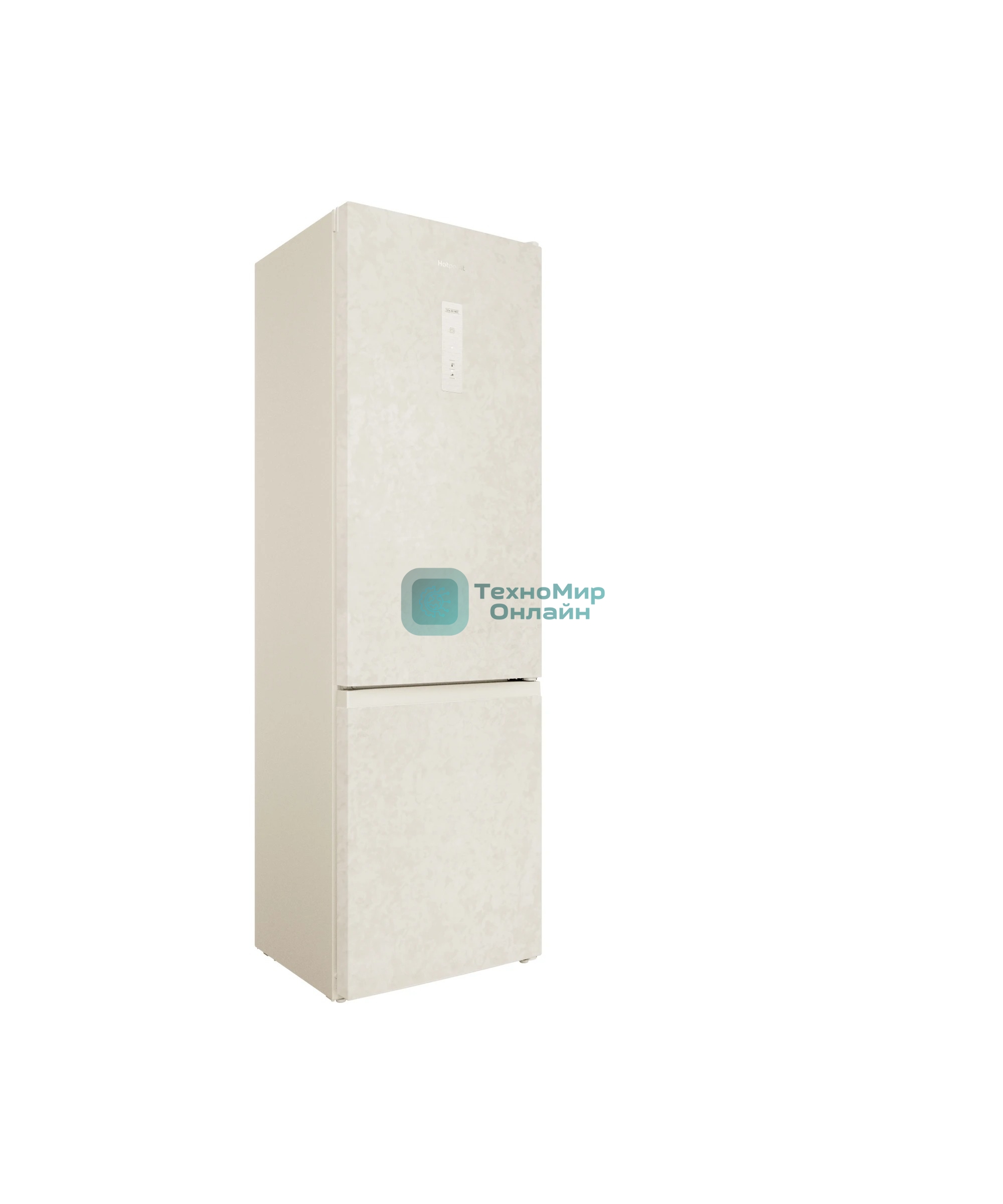 Холодильник Hotpoint HT 6200 AB бежевый двухкамерный 240/83л морозилка снизу, No Frost