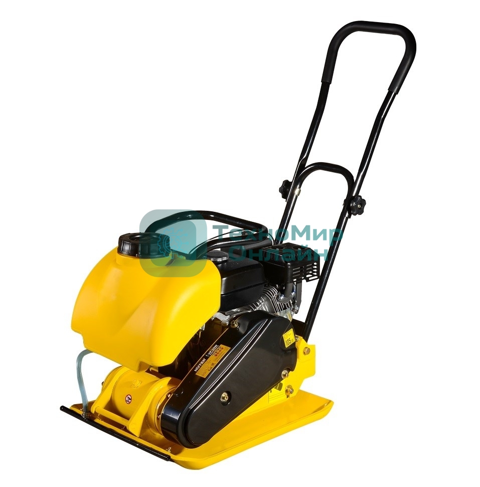 Виброплита бензиновая Huter VP-35W 4870 Вт 6.5 л.с., 25 кН, подошва 580х500 мм, 1050 м2/ч, 105 дБ