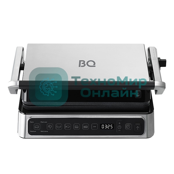 Гриль электрический BQ GR3010 черный/стальной