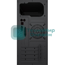 Компьютерный корпус с блоком питания Foxline 450Вт./Case Forza mATX, 450W, 2xUSB 2.0+2xUSB 3.0, Black, w/o FAN, 8 см fan PSU, power cord