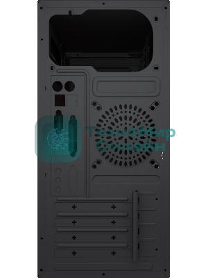 Компьютерный корпус с блоком питания Foxline 450Вт./Case Forza mATX, 450W, 2xUSB 2.0+2xUSB 3.0, Black, w/o FAN, 8 см fan PSU, power cord