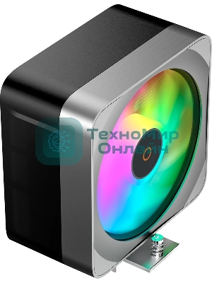 Кулер для процессора Ocypus Delta A40 EX BK ARGB, 120мм ARGB FAN, 4 HEAT PIPES, 4-PIN PWM, 500-1800 RPM, 29DBA, HYDRO BEARING, LGA115X/1200/1700/18XX, AM4/AM5