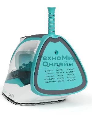 Утюг Candy CI-103 бирюзовый, 2400 Вт, 50 г/мин, 160 г/мин, 370 мл