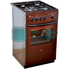 Плита газовая Лысьва ГП 400 МС -2у коричневый, конфорок 4 шт, духовка 57 л, 50 см x 84 см x 60 см