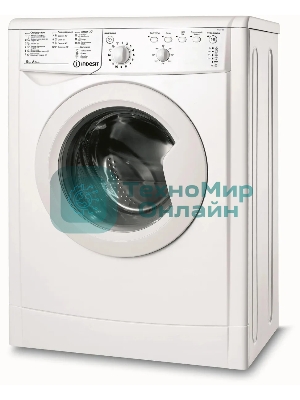 Стиральная машина Indesit IWSB 5105 (CIS) белый, загрузка фронтальная 5 кг, 1000 об/мин., класс: А