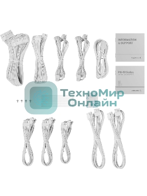 Блок питания Deepcool/GamerStorm PN750M WH V2 Game Storm Gen.5, 750Вт, 80 PLUS Gold, 120мм, белый