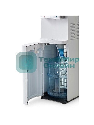 Кулер для воды AEL LC-AEL-840а, напольный, НАГРЕВ/ОХЛАЖДЕНИЕ КОМПРЕССОРНОЕ, 3 крана, белый, 00226