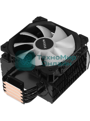 Устройство охлаждения(кулер) Accord ACC-4PS12 ARGb Soc-AM5/AM4/1200/1700/1851 черный 4-pin 37dB Al+Cu 180W 610gr brown box