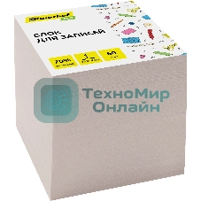 Блок для записей бумажный Silwerhof Eco Эконом 90x90x90мм, 60 г/м2, белый