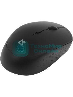 Мышь беспроводная Defender Auris MB-027 черный, 1600 dpi, радиоканал, USB, кнопки - 4