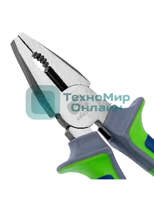 Плоскогубцы Сибртех комбинированные, 200 мм, фосфатирование, трехкомпонентные рукоятки