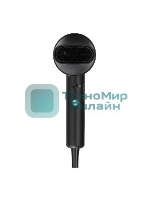 Фен VITEK VT-1324 черный/зеленый, 2200 Вт, ионизация