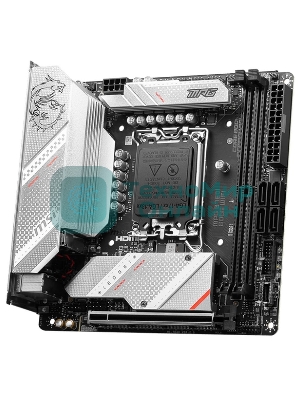Материнская плата MSI MPG B760I EDGE WIFI, LGA 1700, Intel B760, 2xDDR5, 4xSATA, 2xM.2, 1xPCIe 5.0 x16, 1xHDMI, 1xDP, 1x 2.5Gb LAN, 4xUSB-A 3.2 Gen 1, 1xUSB-A 3.2 Gen 2, 2xUSB-A 2.0, 1xUSB-C 3.2 Gen 2, 3x3.5 мм, 7.1, Mini-ITX