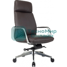 Кресло Бюрократ VEGA коричневый, кожа