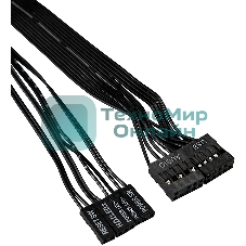 Компьютерный корпус Miditower ExeGate XP-332-UNS450 (ATX, БП UNS450 с вент. 12см, 2хUSB, аудио, черный)