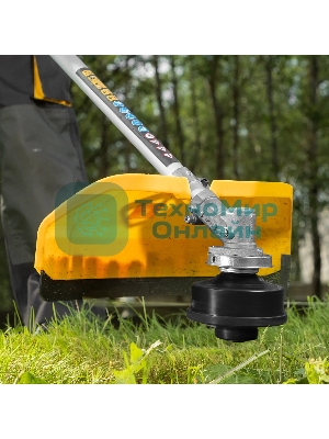 Триммер электрический Denzel TE-1220, 1200 Вт, 380 мм, катушка, диск, разборная штанга