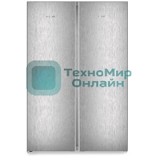 Холодильник Liebherr XRFsf 5220-22 001 (SFNsfd 5227-22 001 + SRsfd 5220-22 001) серебристый двухкамерный 398/271л морозилка сбоку, No Frost, Side by Side