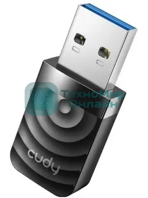 Сетевой адаптер Wi-Fi Cudy WU1300S AC1300 USB 3.0 (ант.внутр.) 1ант.