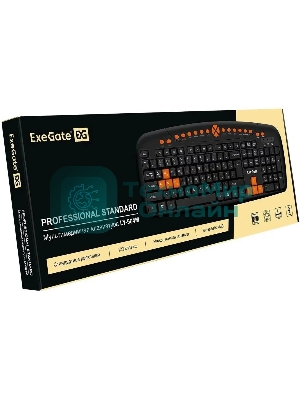 Клавиатура проводная ExeGate LY-504M (EX280435RUS), USB, черный