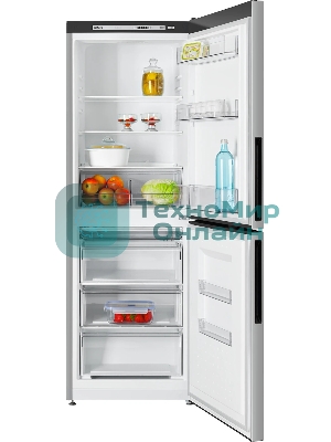 Холодильник Atlant ХМ-4612-181 серебристый двухкамерный 182/119л морозилка снизу