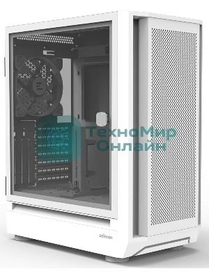 Компьютерный корпус ZALMAN i6, EATX, WHITE, FRONT MESH, WINDOW, 2x3.5