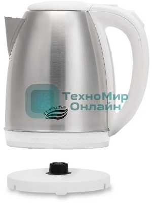 Чайник электрический Великие реки Амур-1 белый, 1.8 л, нержавейка