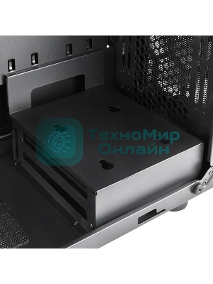 Компьютерный корпус Silverstone SST-PS15B-PRO Precision Mini Tower Micro ATX Computer Case, tempered glass, 2x 120мм ARGb, 1x ARGb Controller, black