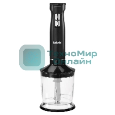 Блендер погружной BBK KBH0813 черный, 1100 Вт, плавная регулировка, турбо
