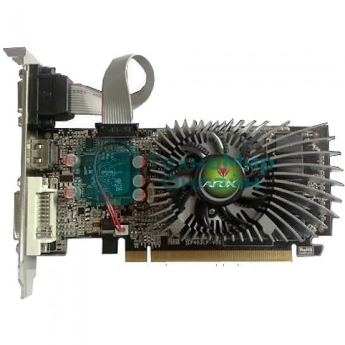Видеокарта AFOX Geforce GT220 1Gb DDR3 128Bit DVI HDMI VGA LP Single Fan
