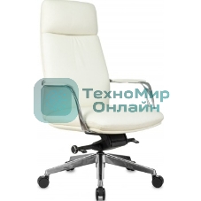 Кресло Бюрократ VEGA белый, кожа