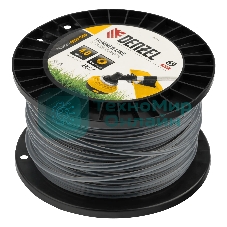 Леска для триммера Denzel двухкомпонентная круглая, 4,0мм х 69м, на DIN катушке EXTRA CORD