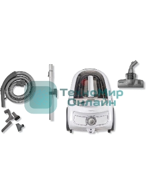 Пылесос Gorenje VC2301SPWCY белый, 400/2300 Вт, уборка сухая, пылесборник контейнер 1.7 л