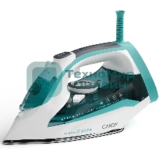 Утюг Candy CI-103 бирюзовый, 2400 Вт, 50 г/мин, 160 г/мин, 370 мл