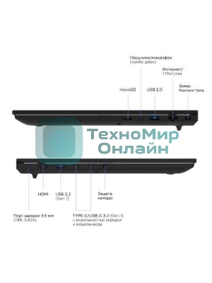 Ноутбук Rikor RN NINO 203.1/15/Intel Core i3 1220P/15.6