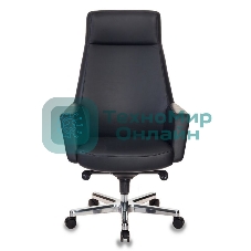 Кресло Бюрократ ANTONIO черный, кожа