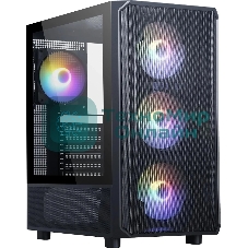 Компьютерный корпус Accord 3602 черный без БП ATX 2xUSB3.0 1xUSB3.1 audio bott PSU