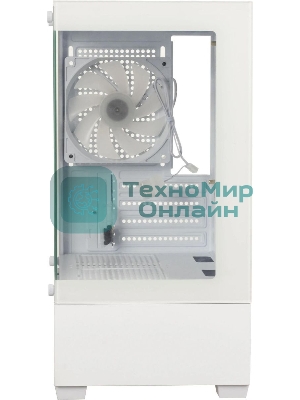 Компьютерный корпус Accord ACC-ZCU2W белый без БП mATX 1x120мм 1xUSB 3.0 1xUSB3.1 audio