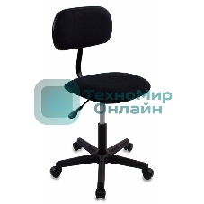 Кресло Бюрократ CH-1201NX черный, ткань, 100 кг